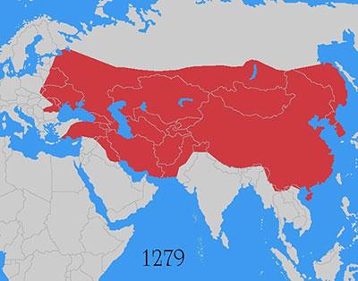 Carte Empire Mongol